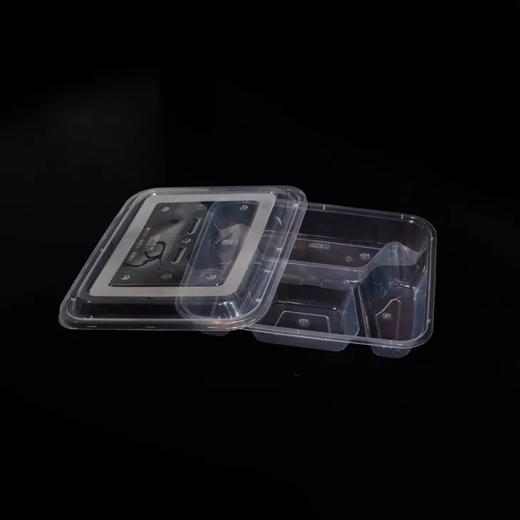 Crystal Clear Divided Plastic Food Containers - Showcase Your Dishes (2)