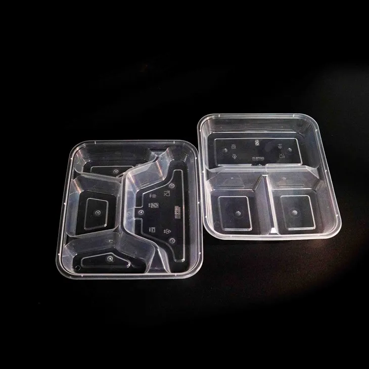 Eco-Friendly Divided Plastic Food Containers - Sustainable Single Use (8)